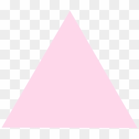Light Pink Triangle - Triangle, HD Png Download - triangle png tumblr