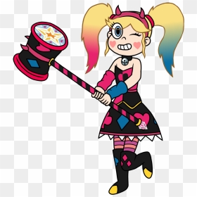 Transparent Tumblr Star Png - Star Butterfly Harley Quinn, Png Download - cartoon star png