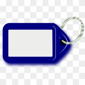 Key Blue Ring Badge Tag Png Image - Keychain, Transparent Png - car key png