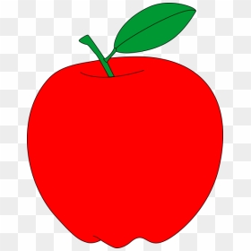 Red Apple Free Vector Clipart - Red Apple Clipart, HD Png Download - red apple png