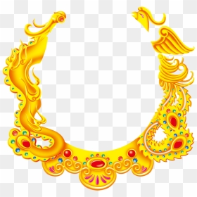 Jewellery Necklace Gold - 初 八 新年 Gif, HD Png Download - gold necklace png