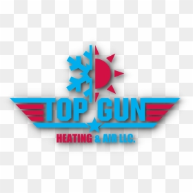 Top Gun Heating And Air, Llc - Graphic Design, HD Png Download - top gun hat png