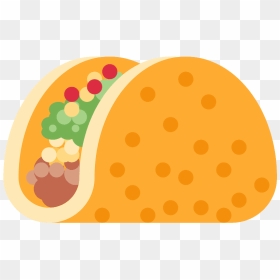 Taco Emoji Clipart - Twitter Taco Emoji, HD Png Download - taco emoji png