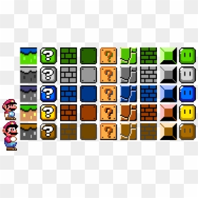 Mario Blocks, HD Png Download - mario block png
