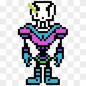 Undertale Papyrus Sprite , Png Download - Papyrus Pixel Art, Transparent Png - undertale papyrus png