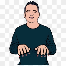 Both Open Hands Held Next To Each Other In Front Of - No In British Sign Language, HD Png Download - open hands png