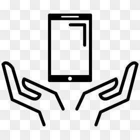 Open Hands Catching Mobile Phone Comments - Manos Abiertas Png Gratis, Transparent Png - open hands png