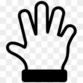 Transparent Crown Outline Png - Outline Image Of Hand, Png Download - crown outline png