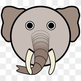 Face Mask Of Elephant, HD Png Download - elephant head png