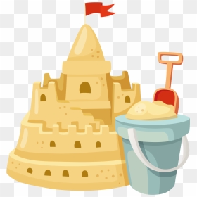 Sand Art And Play Clip Art - Sand Castle Clipart Png, Transparent Png - art clipart png