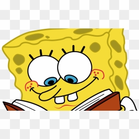 Sponge Bob Clip Art - Transparent Background Spongebob Png, Png Download - cartoon book png
