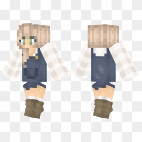Transparent Minecraft Pickaxe Png - Skin De Minecraft Mujer Con Overol, Png Download - minecraft pickaxe png