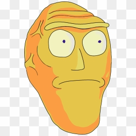 Pickle Rick Face Transparent - Head Rick And Morty, HD Png Download - pickle rick face png