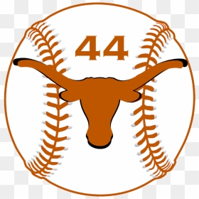 Texas Longhorns Baseball Logo , Png Download - Softball Stitches Svg Free, Transparent Png - texas longhorns logo png
