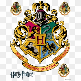 L Borders Rolled Harry Potter - Hogwarts Logo Png, Transparent Png - harry potter logo png