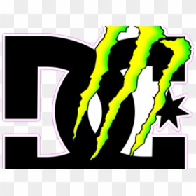 Monster Energy Clipart Tattoo - Logo Dc Shoes Png, Transparent Png - monster energy png