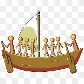 Aboriginal Painting Of The Sailing Boat Clipart, HD Png Download - boat clipart png
