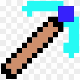 Minecraft Custom Sword Texture, HD Png Download - diamond pickaxe png