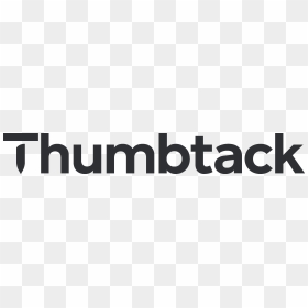 Thumbtack Logo White, HD Png Download - thumb tack png