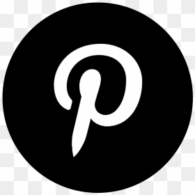 14 Pinterest Icon Circle Black Images - Round Icon, HD Png Download - linked in icon png