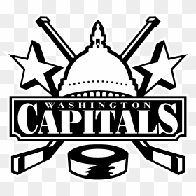 Washington Capitals Logo Black And White - Washington Capitals Logo Png, Transparent Png - washington capitals logo png