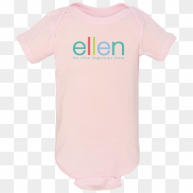 Ellen Show Baby Onesie-pink , Png Download - Active Shirt, Transparent Png - baby onesie png