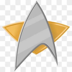 Star Shaped Starfleet Insignia Star Trek Know Your, HD Png Download - star trek logo png