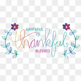 Calligraphy, HD Png Download - thankful png