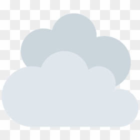 Cloud Emoji Clipart - Nuage Emoji, HD Png Download - cloud .png