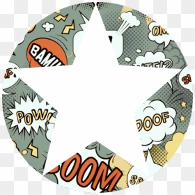 #background #round #circle #star #comic #wlka Clipart - Interjection Clip Art, HD Png Download - poof png