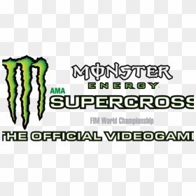 Monster Energy Supercross Official Videogame Makers - Monster Energy, HD Png Download - monster energy png
