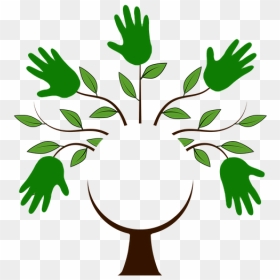 Thumb Image - Tree Helping Hand Logo, HD Png Download - tree logo png