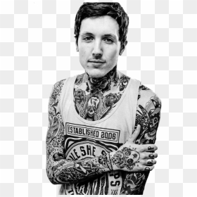 Who Is This Man And How Do I Make Him My Husband - Oliver Sykes Arm Tattoo, HD Png Download - neck tattoo png
