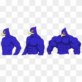 Star Fox Falco Muscle , Png Download - Falco Lombardi Muscles, Transparent Png - falco png
