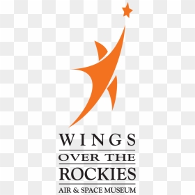Wings Over The Rockies Logo Vertical No Bg - Wings Over The Rockies Logo, HD Png Download - rockies logo png
