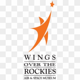 Wings Over The Rockies Logo Vertical No Bg - Wings Over The Rockies Logo, HD Png Download - rockies logo png