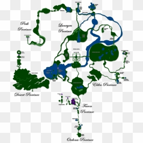 Hidden Village Twilight Princess Map, HD Png Download - wartortle png