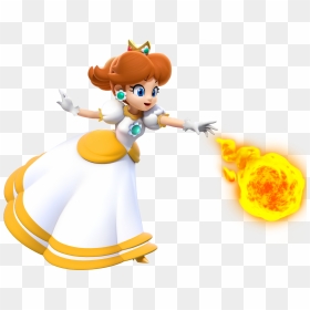 How Princess Daisy Should Be In Her Official Fire Flower - Super Mario Daisy, HD Png Download - princess daisy png