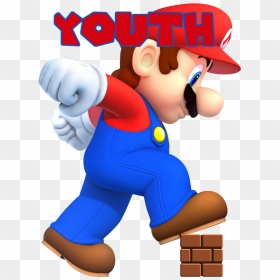 New Super Mario Bros Transparent, HD Png Download - mario block png