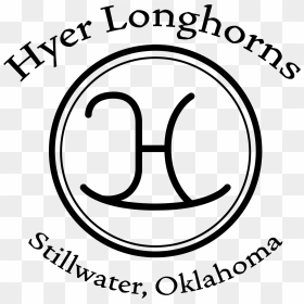 Hyer Land And Cattle Logo - Circle, HD Png Download - texas longhorns logo png