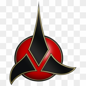Klingon Star Trek United Federation Of Planets Logo - Klingon, HD Png Download - star trek logo png