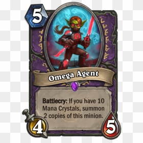 Omega Agent - Omega Agent Hearthstone, HD Png Download - omega png