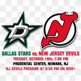 New Jersey Devils , Png Download Clipart , Png Download - Dallas Stars Vs Predators, Transparent Png - new jersey png