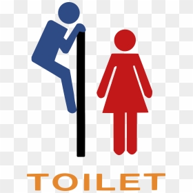 Toilet Sign Clip Arts - Printable Unisex Toilet Sign, HD Png Download - bathroom sign png