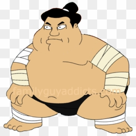 Sumo Wrestler Clipart, HD Png Download - family guy png
