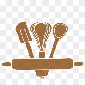 Baker Clipart Rolling Pin - Cooking Utensils Clipart, HD Png Download - rolling pin png