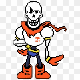 Transparent Undertale Papyrus Sprite, HD Png Download - undertale papyrus png