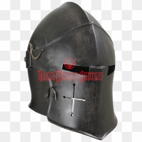 Medieval Helmet Png - Barbuta Helmet, Transparent Png - knight helmet png