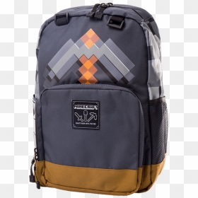 Orange Minecraft Backpack, HD Png Download - minecraft pickaxe png