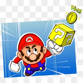 Block Basher, HD Png Download - mario block png